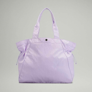 Bolsa de lona de nailon con logotipo personalizado, bolsa de mano de 18l para compras de fin de semana, bolsa de playa para mujer, bolsa de viaje - Product Image 5