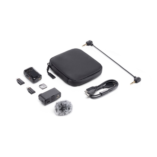 Mic 2 Wireless Microphone System 1 Transmitter and 1 Receiver for Clear Audio Recording