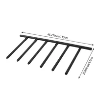 Support mural en métal pour planche de surf Support de rangement pour kayak Présentoir de planche de surf debout au sol Supports de stockage de produits Étagères
