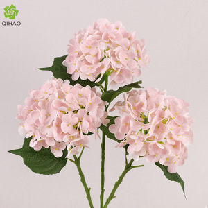 <b>Hydrangea</b> <b>Artificial</b> Flowers White Plastic Natural Touch Wedding Home Decor 90 Petals Reusable Recyclable - Product Image 5
