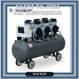 Compresseur d'air silencieux sans huile de haute qualité GYEP XW15003-160L en acier, grande capacité, AC 110V, pour l'entretien automobile - Product Image 2