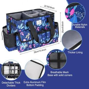 Échantillon gratuit : Fournitures de nettoyage pour le lavage de voitures et l'entretien ménager, sac de rangement roulant pour produits de nettoyage avec poignées - Product Image 2
