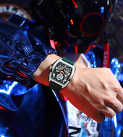 Nouvelle Arrivée 2026 Montre Mécanique Homme Ailang Double Tourbillon Boîtier Tonneau Étanche Squelette OEM Sportive et Tendance