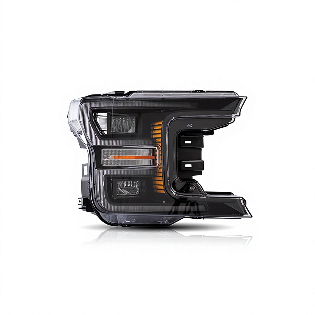 Blackened full LED headlight