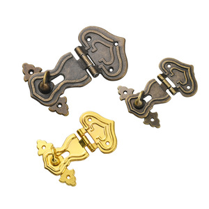 Chinese Style Antique <b>Snap</b> <b>Fastener</b> Alloy Gourd Bag Clip Small Medium Gold Bronze Sturdy Hidden Compartment Lock - Product Image 5