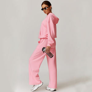 SHINBENE Air Layer da <span class=keywords><strong>donna</strong></span> oversize felpe <span class=keywords><strong>con</strong></span> <span class=keywords><strong>cappuccio</strong></span> Pullover manica lunga <span class=keywords><strong>con</strong></span> tasche canguro - Product Image 5