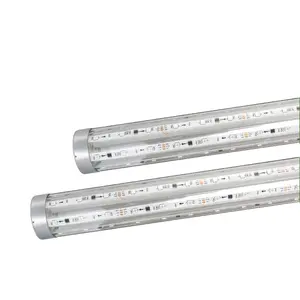 DC12V 180PCS SMD 5050 LED with 1903ic Stick 360 degree bar light 6pcs strips built-in Transparent acrylic