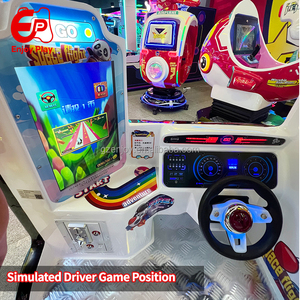Máquina de juego de arcade de <span class=keywords><strong>autobús</strong></span> de doble asiento para niños, con función de balanceo, operada con monedas, pantalla táctil, juego de carreras, para parques y centros comerciales, personalizable, venta al por mayor - Product Image 2