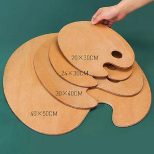 <span class=keywords><strong>Palette</strong></span> de peinture à l'huile ovale en gros Grande <span class=keywords><strong>palette</strong></span> de peinture d'artiste de forme ovale en bois avec trou pour le pouce <span class=keywords><strong>Palette</strong></span> de peinture en bois d'artiste - Product Image 5