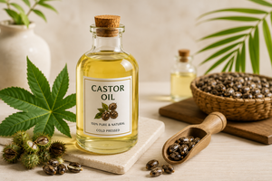 Aceite de Ricino Orgánico Prensado en Frío de la Mejor Calidad, Aceite Herbal Natural Puro para Aplicaciones Cosméticas y de Cuidado de la Salud en Venta - Product Image 3