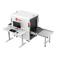 Système de sécurité de scanner de bagages en métal à rayons X de taille moyenne intelligente AI à vue unique 650*500mm avec caméra AI avant et arrière