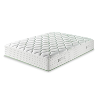 Matelas hybride en mousse à mémoire de forme et ressorts ensachés de style royal européen, taille personnalisée, hypoallergénique, design traditionnel pour villa et maison