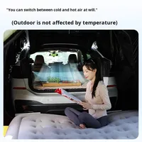 Tente de camping arrière pour SUV Shanzhiji, tout-terrain, imperméable 3000 mm, anti-tempête, quatre saisons, tunnel, double couche, deux pièces, ensemble complet