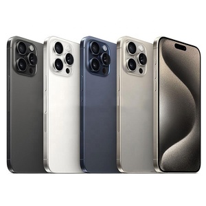 Chất Lượng Cao Sử Dụng Cho <span class=keywords><strong>Iphone</strong></span> 15 Pro Max 5G Điện Thoại Di Động Ban Đầu Mở Khóa Thứ Hai Tay 128G 256G 512G Mô Hình 6G RAM Hỗ Trợ GSM CDMA - Product Image 3