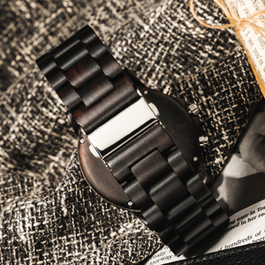 KUNHUANG 1010 Orologi al Quarzo di Lusso <span class=keywords><strong>da</strong></span> Uomo di Marca Top Relogio Masculino <span class=keywords><strong>Orologio</strong></span> <span class=keywords><strong>da</strong></span> <span class=keywords><strong>Polso</strong></span> Analogico al Quarzo <span class=keywords><strong>in</strong></span> <span class=keywords><strong>Legno</strong></span> alla Moda - Product Image 6