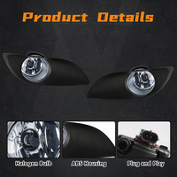 Phares antibrouillard pièces automobiles pare-chocs avant voiture conduite lampes halogène antibrouillard pour Toyota Yaris hayon 2007 2008 2009 2010 2011 LED