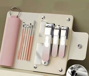Single Anti-Splash Professional Manicure Artifact Clippers Set Dead Skin Scissors Pliers Pedicure Gradient - Product Image 4