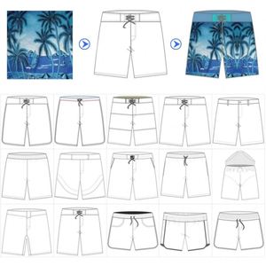 Custom <b>Mens</b> Swim <b>Trunks</b> Quick Dry Board Shorts Drawstring Breathable Hawaiian Style Beach Shorts Boardshorts - Product Image 4