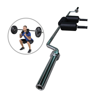 Nouveau Squat Barbell Bar Fitness Equipment Chrome <span class=keywords><strong>Transformateur</strong></span> Réglable 700lbs Sécurité Squat Barbell - Product Image 4