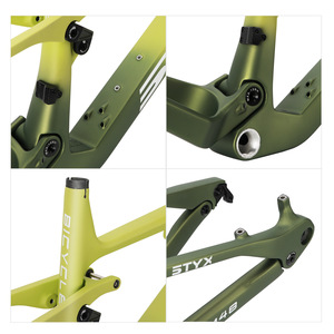 <span class=keywords><strong>Cuadro</strong></span> de Bicicleta de Montaña con Suspensión Trasera de Fibra de Carbono, Eje Pasante, <span class=keywords><strong>para</strong></span> Descenso y Todoterreno - Product Image 3