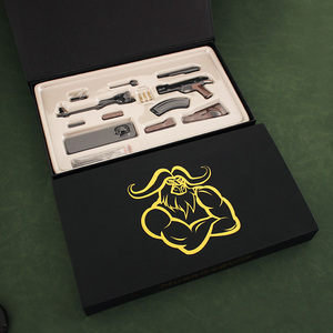 Pistolets miniatures <span class=keywords><strong>AK47</strong></span> miniatures Pistolets miniatures en métal Ornements d'assemblage Pistolet à fusil Modèle Ak 47 Jouet en alliage plastique - Product Image 1