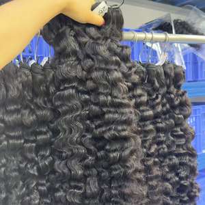 Insan saç demeti ham hint saç demeti, doğal saç demeti, İŞLENMEMİŞ SAÇ satıcı doğal bakire hint saç - Product Image 1