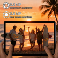 YPORANGE Tablet Android Baru 10.1 Inci Octa Core MTK Android 12 1280x800 IPS 3GB RAM 64GB ROM WiFi GSM USB-C Keyboard Bisnis