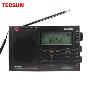 Prezzo di fabbrica più popolare Tecsun PL-660 Mini Am Fm Pocket ricevitore Radio All Band di alta qualità Radio digitale a onde corte medie