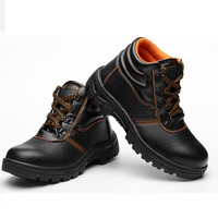 Sepatu Safety Kerja Anti-Hantaman S3 Breathable Kulit Las Berkualitas Tinggi Model High Top Grosir Terlaris Litai