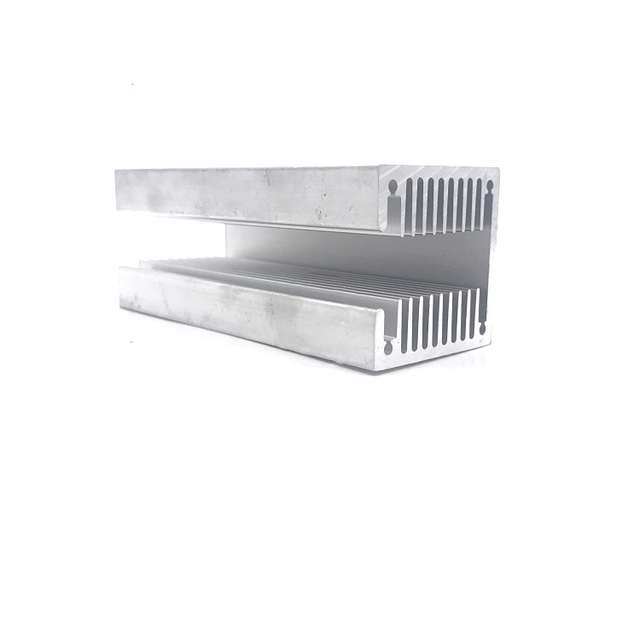 Large Aluminum Heatsink High Power Amplifier Heat Sink 400(W)*50(H)*50 (L)mm