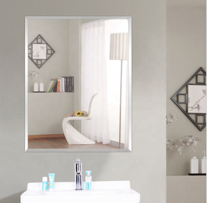 <span class=keywords><strong>Miroir</strong></span> mural 3d long décoratif en aluminium et argent, formes polies de sécurité, pour <span class=keywords><strong>miroir</strong></span> d'hôtel, livraison gratuite - Product Image 3