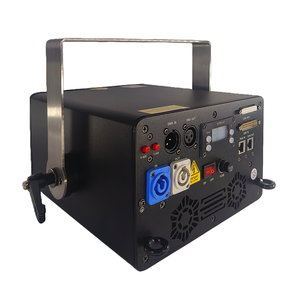 풀 컬러 DJ 10W RGB 애니메이션 레이저 라이트 바 스마트 컨트롤 DMX512 나이트 클럽 KTV 그린 레드 블루 LED 라이트 알루미늄 - Product Image 5