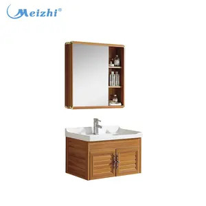Parete moderna montato scorrevole armadietto specchio del bagno india