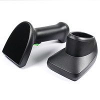 Lecteur de codes-barres sans fil rechargeable 1D/2D, lecteur de codes QR avec base de charge WHS-20