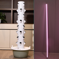 Système de culture hydroponique vertical à 5, 7, 9, 12, 15 niveaux pour 20 à 60 plantes, tour d'aéroponie, tour hydroponique