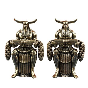 Statua in ottone di Dingtong del Re della Medicina Shennong e dell'Imperatore <span class=keywords><strong>Yan</strong></span>, Antenato Maestro Ancestrale - Product Image 1