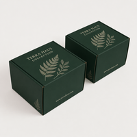 Boîtes en papier personnalisées de style minimaliste haut de gamme, boîtes d'expédition recyclables pour le transport, boîtes en papier de haute qualité imprimées en couleur