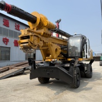 DR-210 Yahe Heavy Industry, foreuse sur roues à entraînement par engrenages contrôlée par PLC, hydraulique, à quatre roues motrices, moteur 184KW, profondeur max. 30m