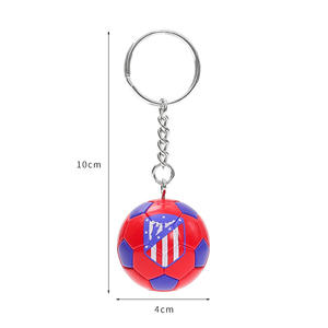 Llavero con Colgante de Balón de Fútbol Miniatura, Redondo, para Regalo de Cumpleaños o Recuerdo, con Impresión, para Niños Aficionados al Fútbol - Product Image 2