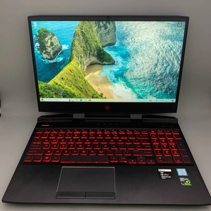 แล็ปท็อปเกมมิ่ง OMEN 4 I5-8th ขนาด 15.6 นิ้ว สภาพ 95% พร้อม RTX1050 Ti (4G) แรม 8GB SSD 256GB+500GB สำหรับเกมเมอร์ สภาพ 95% ขนาด 15.6 นิ้ว - Product Image 1