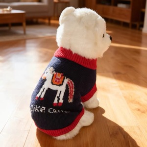 Nuovi Vestiti per Cani Bichon Frise Corgi Pomerania Cani di Piccola Taglia Gilet in Lana Autunno/Inverno-Traspirante Comodo Caldo Protettivo dal Freddo Carino - Product Image 3