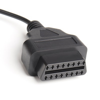 OBD2 Female head to USB2.0 male cable Car driving computer obd adapter GPS power cable