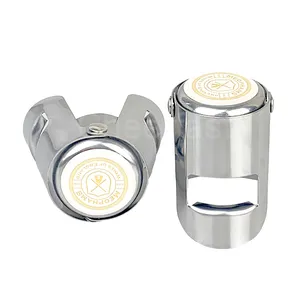 <span class=keywords><strong>Bouchon</strong></span> de <span class=keywords><strong>champagne</strong></span> en acier inoxydable avec logo personnalisé, qualité alimentaire, sans fuites, <span class=keywords><strong>bouchon</strong></span> de vin mousseux en acier inoxydable, <span class=keywords><strong>bouchon</strong></span> de bouteille de <span class=keywords><strong>champagne</strong></span> - Product Image 5