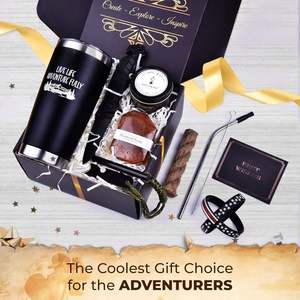 Panier-cadeau d'anniversaire pour homme, petit ami, mari, fils, frère, ami, oncle, ou personne passionnée de plein air – Cadeau idéal pour la fête des pères - Product Image 5