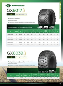 Neumático Agrícola sin Cámara GREENTRAC 400/60-15.5 16PR, Neumático de Flotación para Implementos Agrícolas - Product Image 2