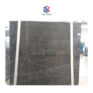 Losas de Mármol Gris Wyndham TMZ, Mármol Marrón Habana, Mármol Negro Italiano para Encimeras y Azulejos de Fondo de Hotel Moderno, Superficie Pulida - Product Image 2