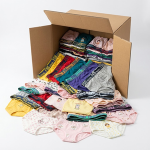Calzoncillos para Niños Económicos, Calzoncillos Tipo Bóxer, Calzoncillos Cortos con Estampados de Sirena, Unicornio y Dibujos Animados, Tallas Surtidas para Niñas y Niños, Lote al por Mayor - Product Image 1