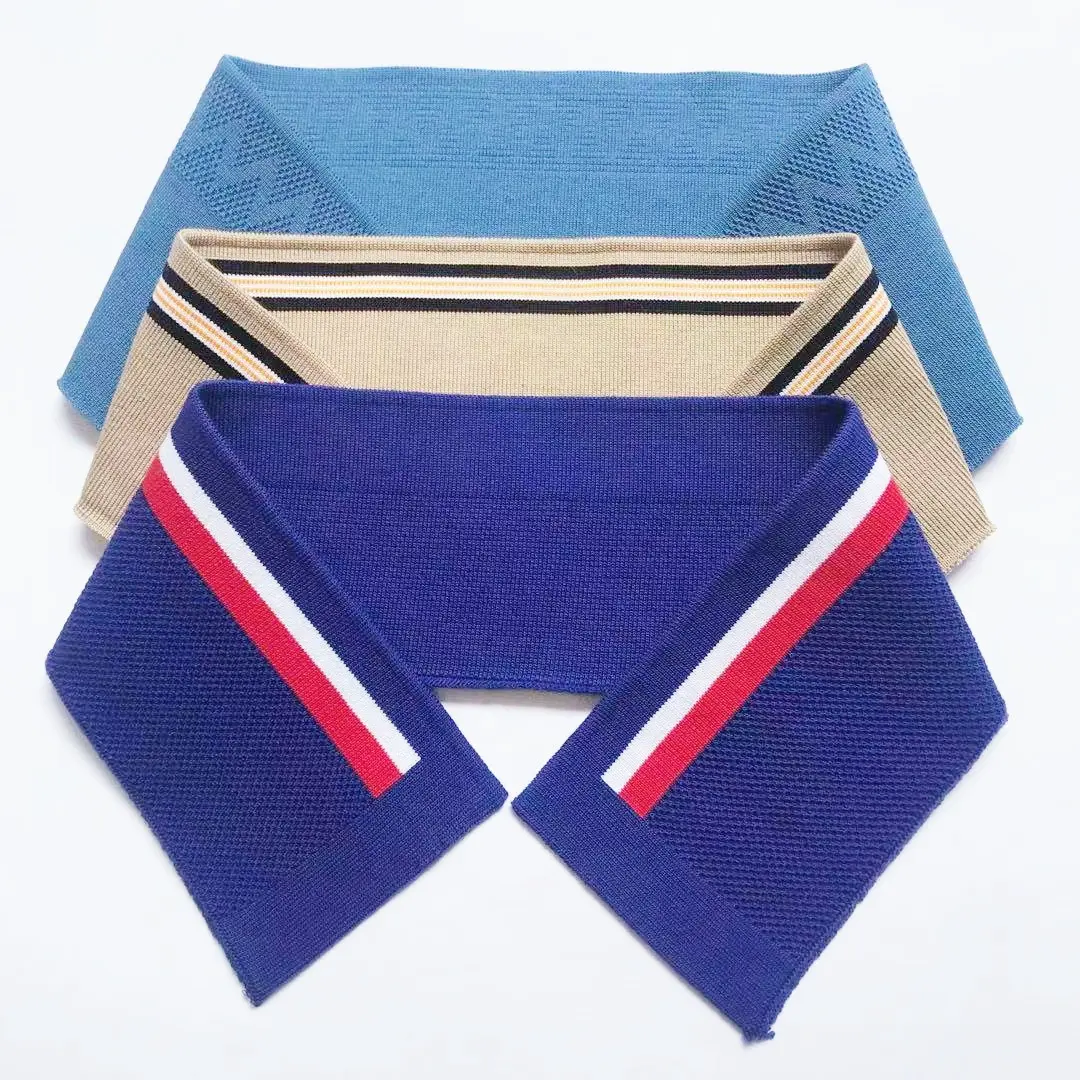 Hochwertige 100% Baumwolle OEM/ODM Polo Shirts Flach web kragen Jacquard Rippen kragen