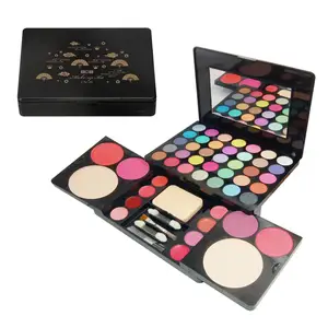 DX Makeup Kits All In 1 35 Color Eyeshadow 4 Color Blush Lipstick Highlights Powder Puff Makeup Brush Makeup Set With Mirror