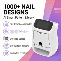 Imprimante à ongles 3D portable 1200 dpi, directe usine, avec séchage intégré 2-en-1, machine de polymérisation automatique DIY pour usage domestique et professionnel